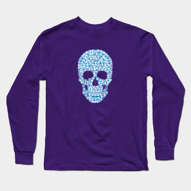 Patterned skull Long Sleeve T-Shirt by ewdondoxja